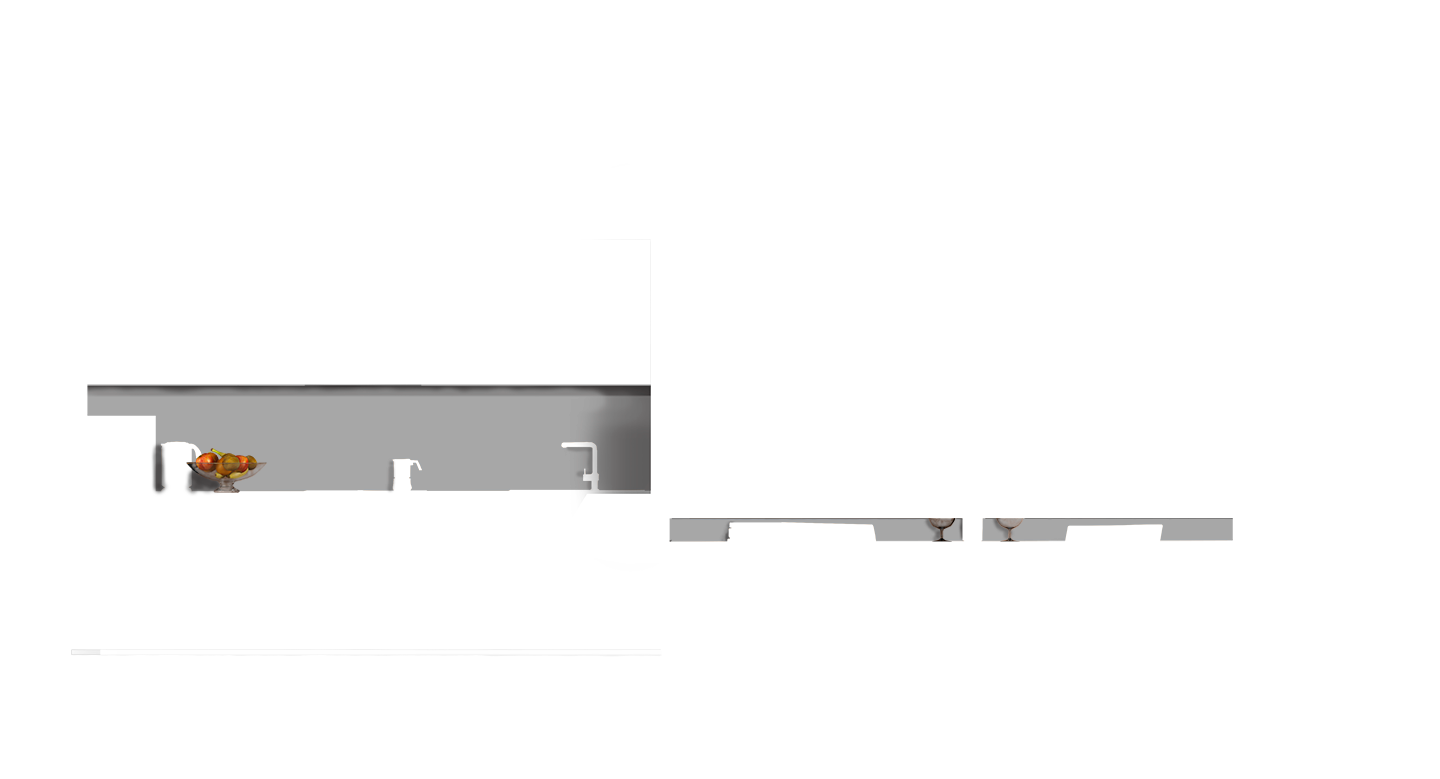 Cocina Backsplash Gris