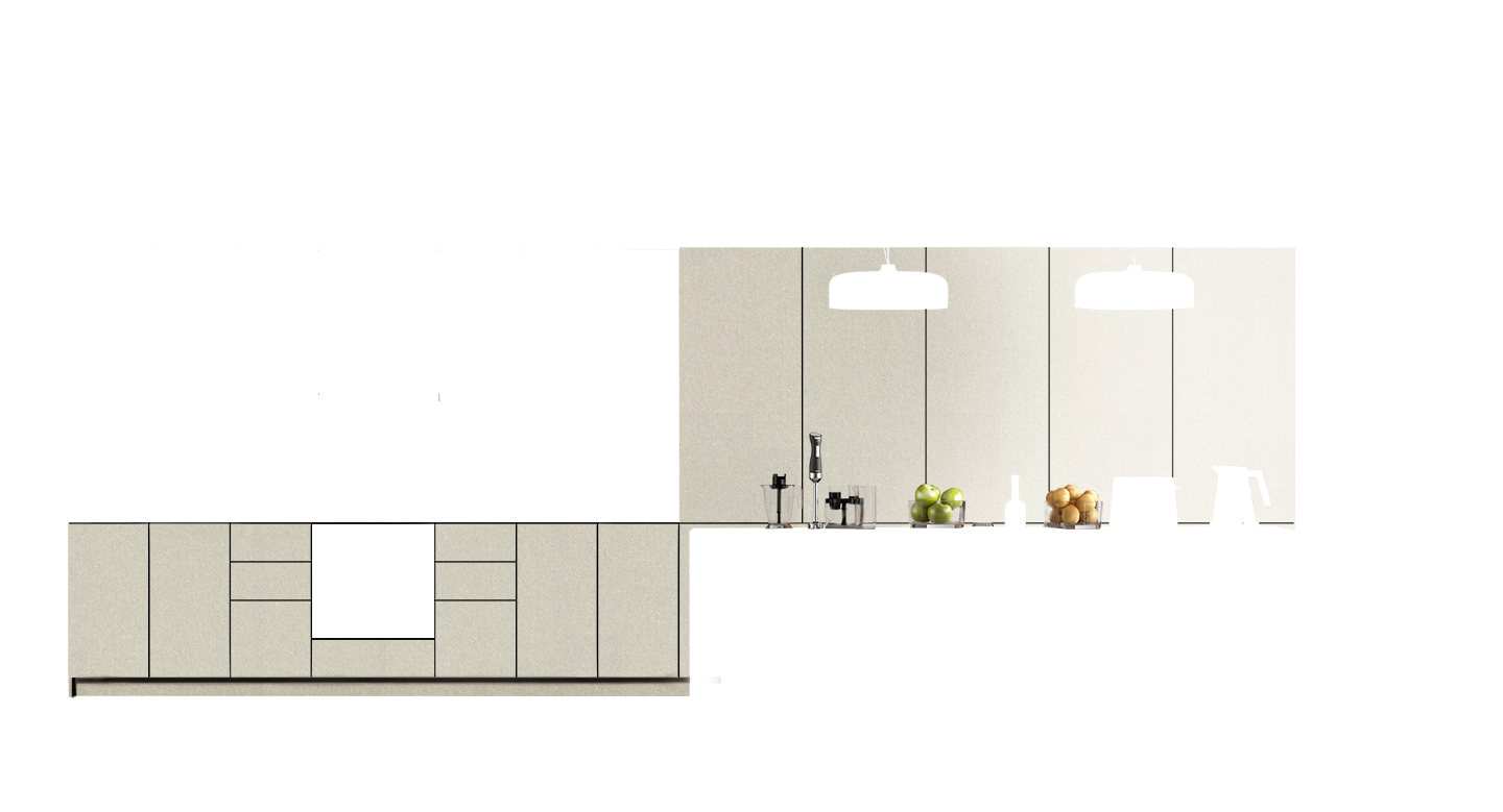 Cocina Mueble Bajo Lienzo