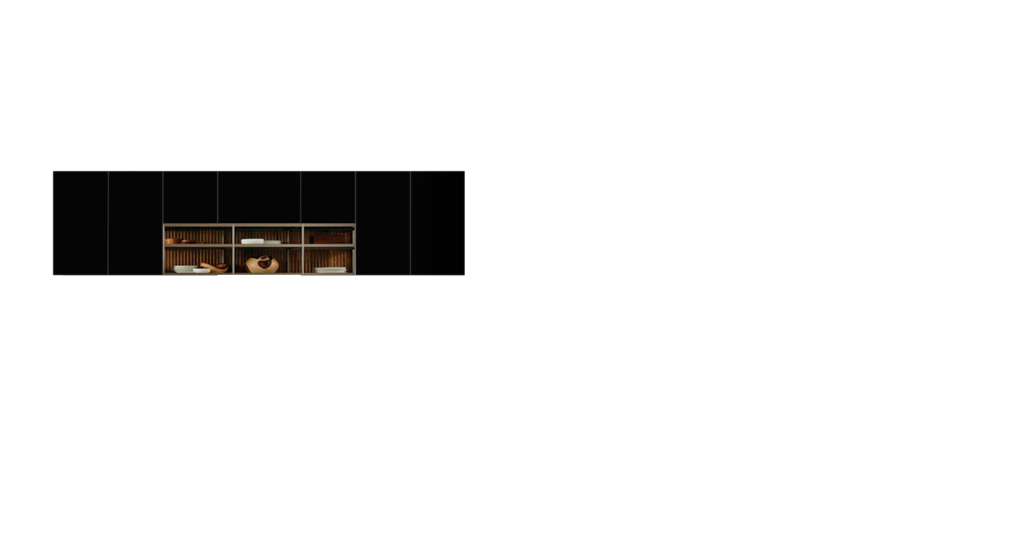 Cocina Mueble Alto Negro
