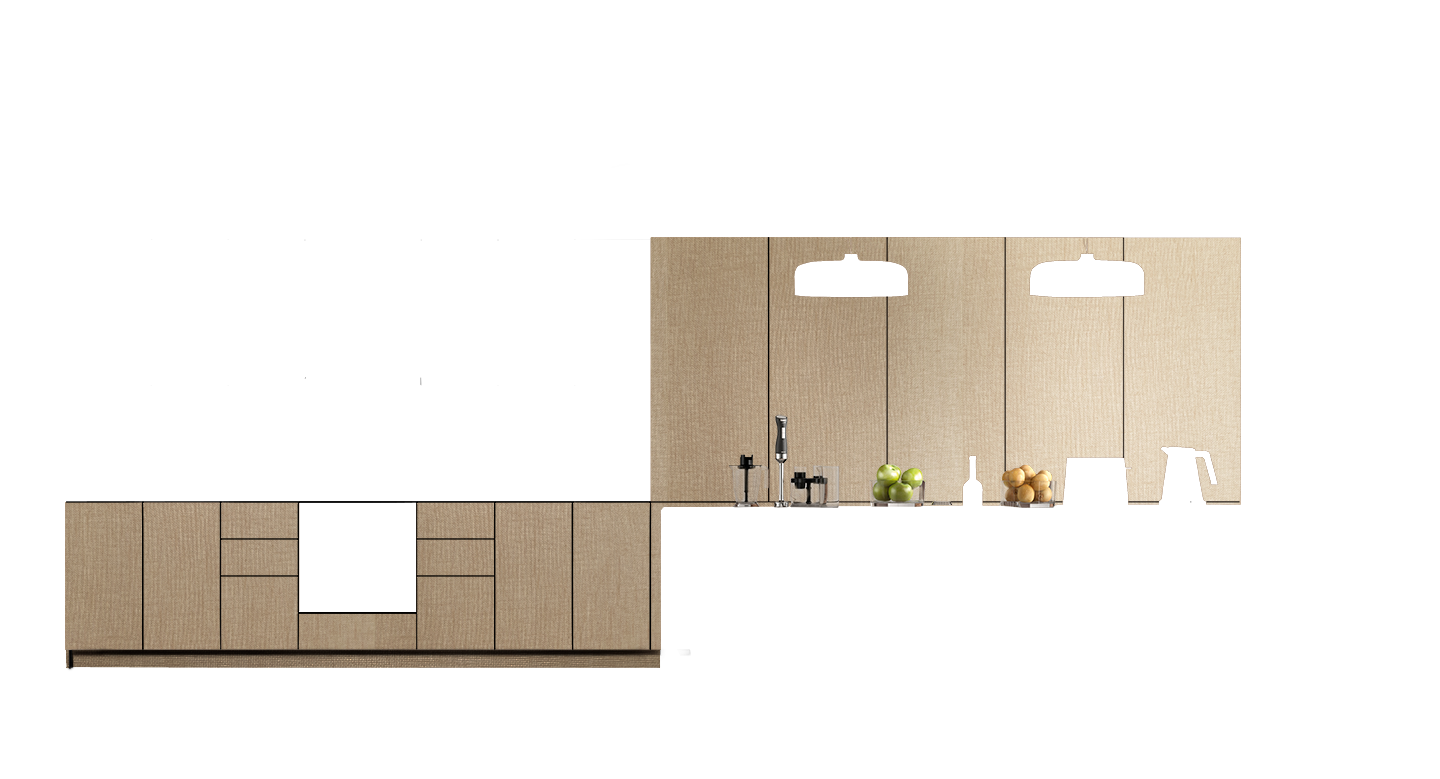 Cocina Mueble Bajo Yute
