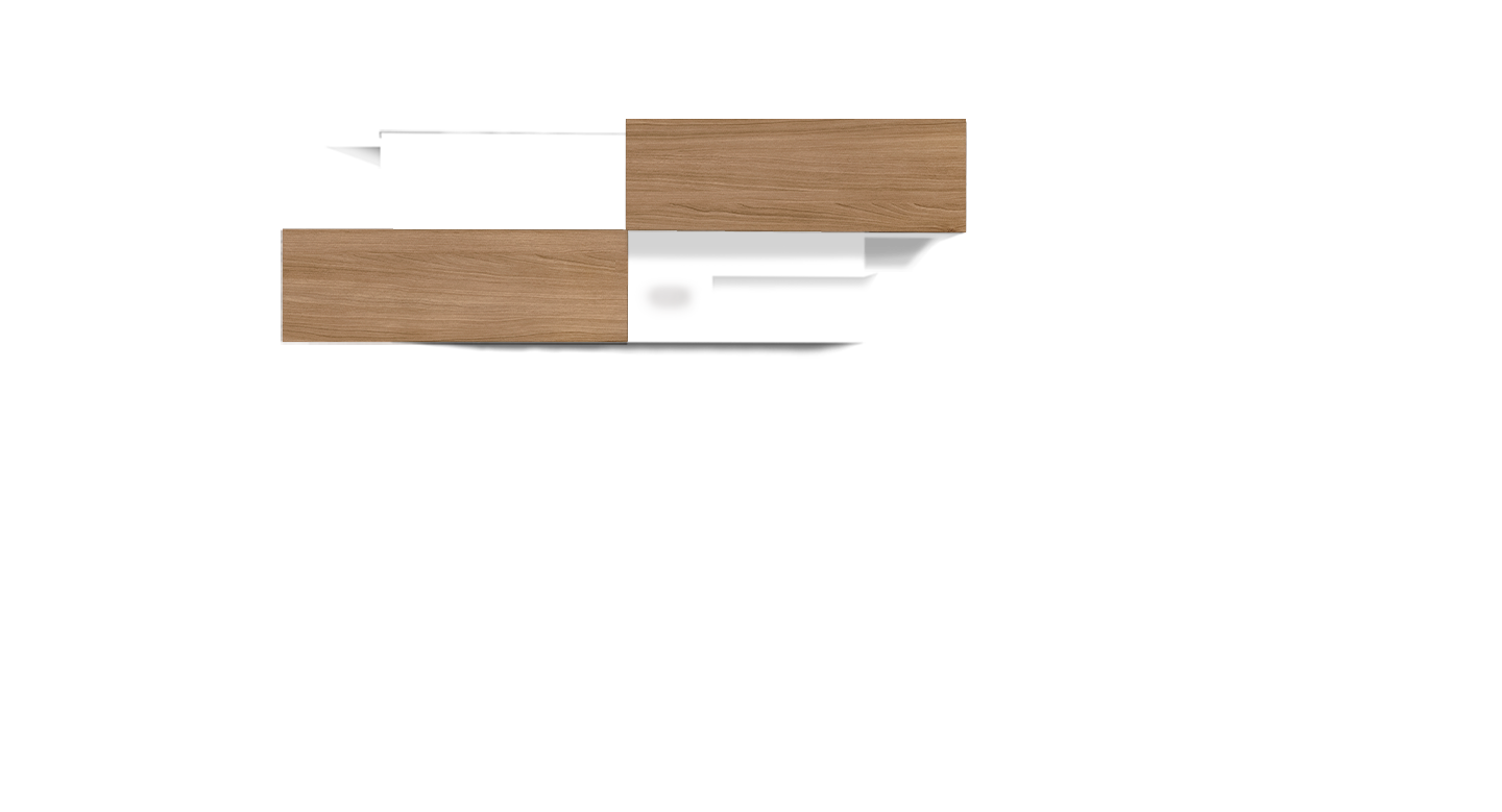 Librero Oficina Nuez