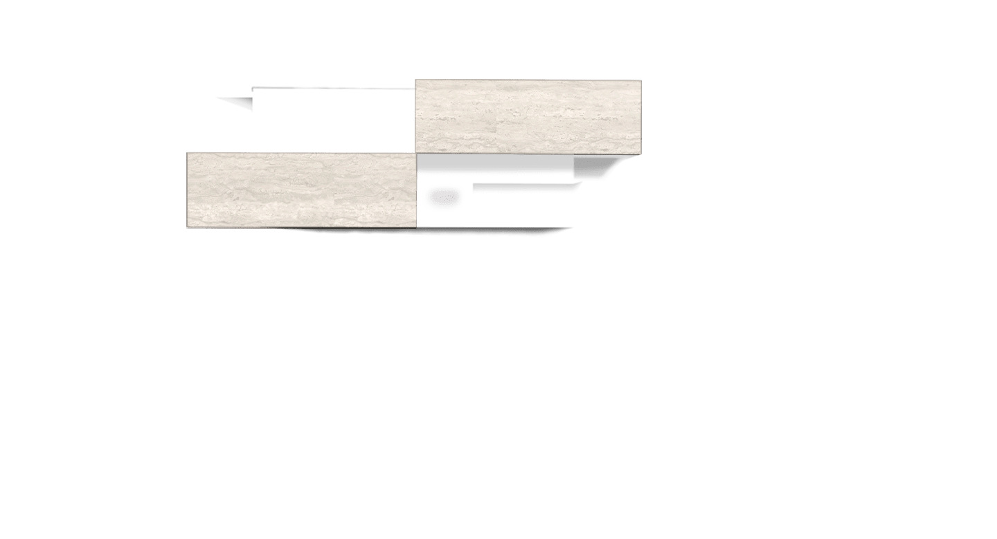 Oficina Librero Travertino