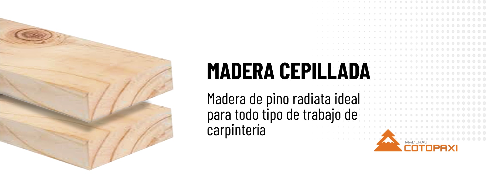 Banner Madera Cepillada