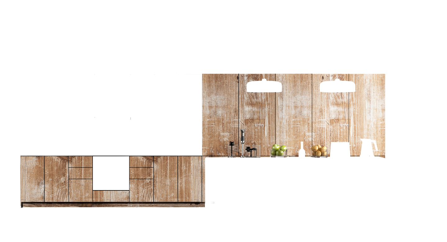 Cocina Mueble Bajo Álamo