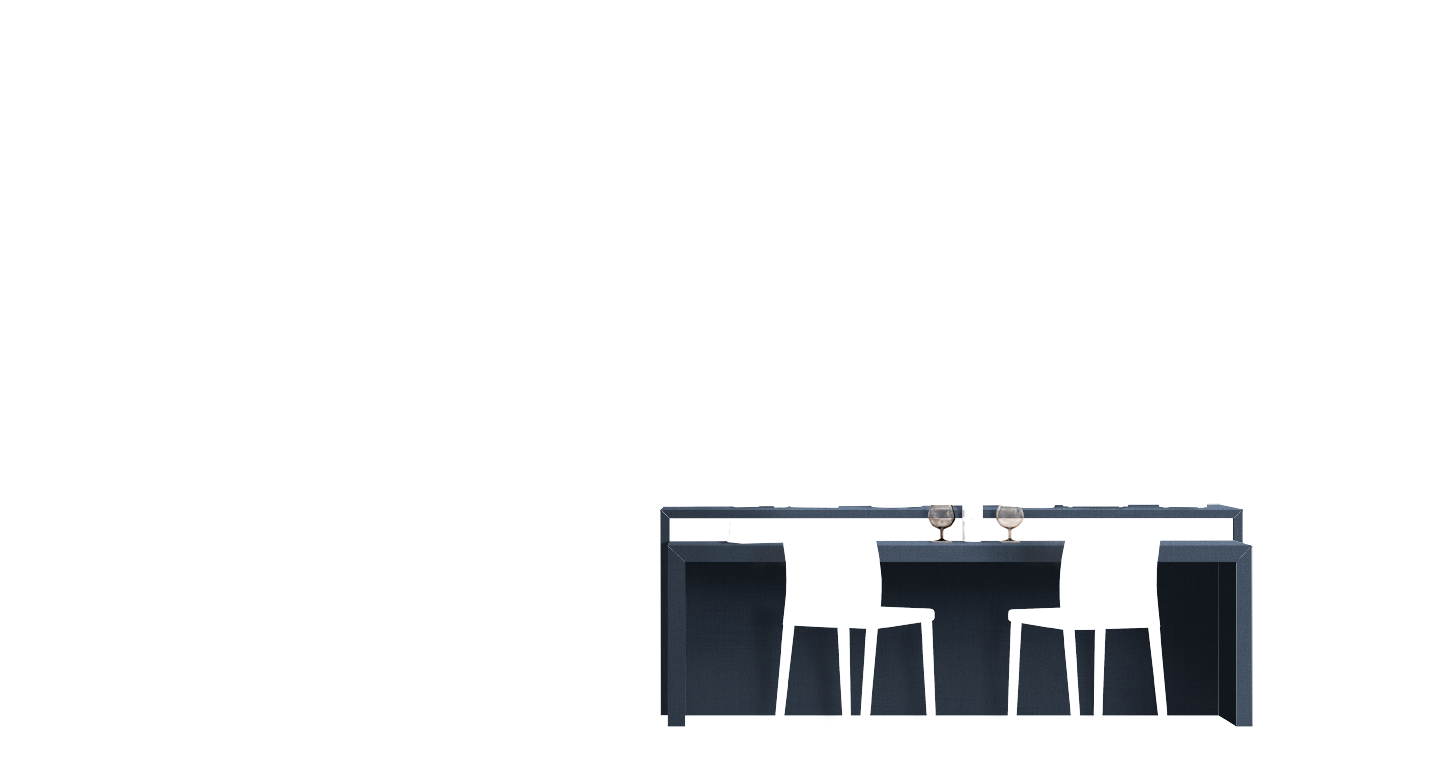 Cocina Mesón Azul Urbano