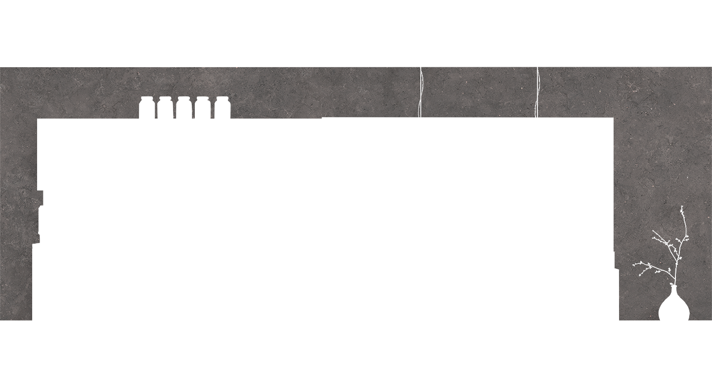 Cocina Pared Gris Industrial