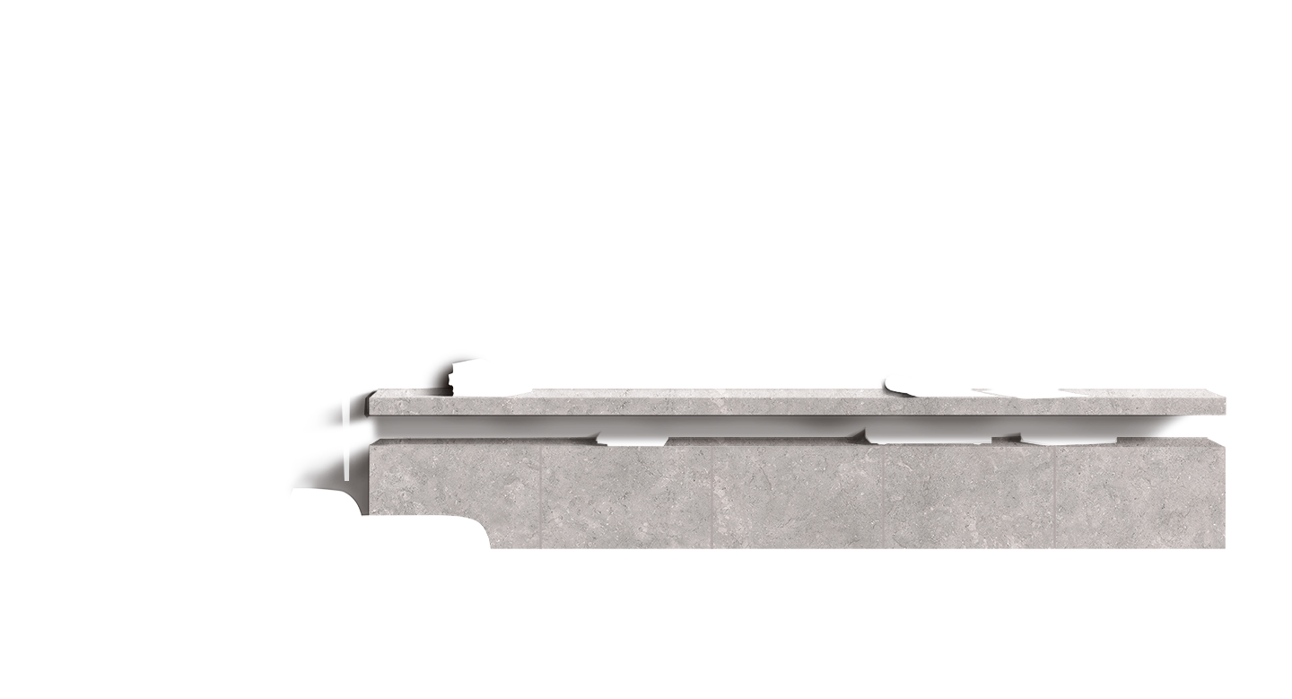 Sala TV Cajonera Gris Industrial