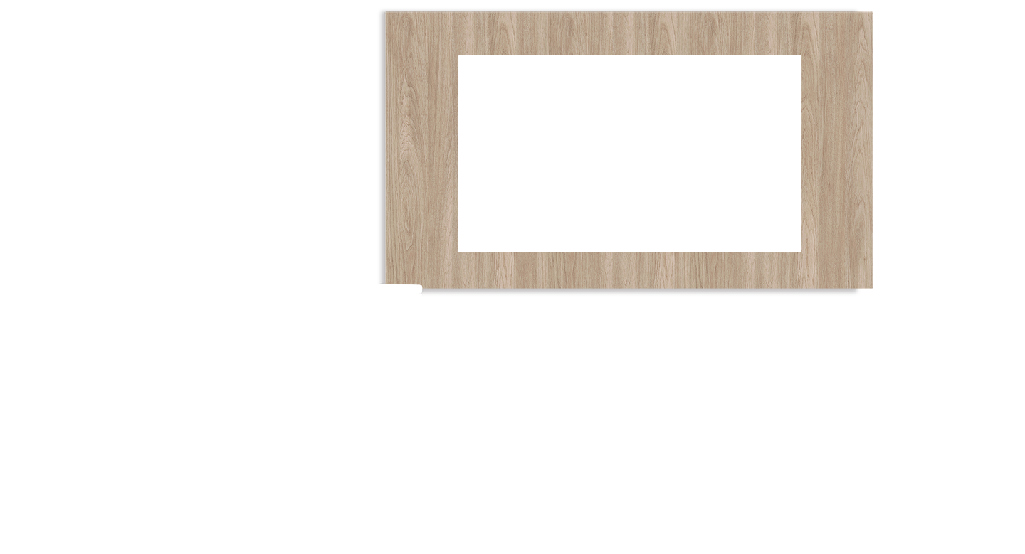 Sala TV Respaldo TV Roble Natural